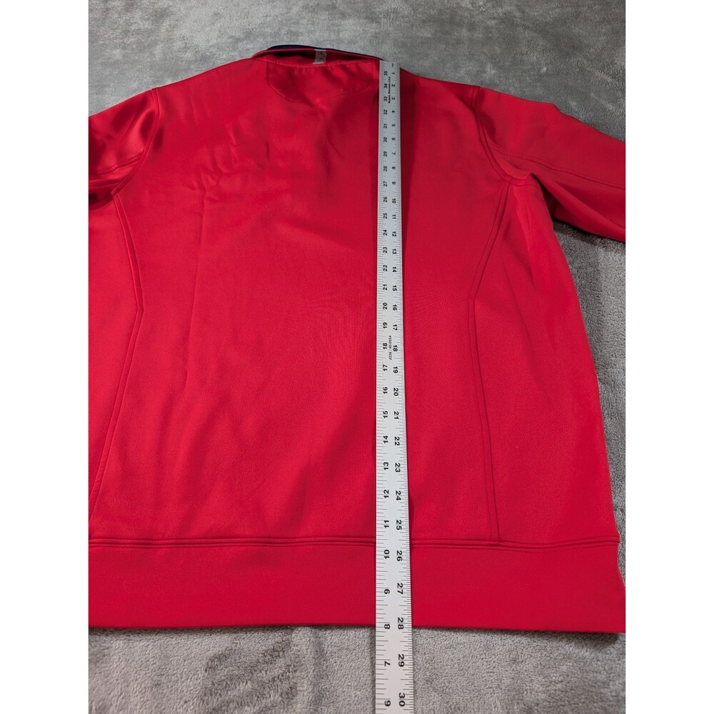 911 Bobby Jones Golf Pullover Men’s L Red H2O Performance 1/4 Zip - Picture 10 of 10